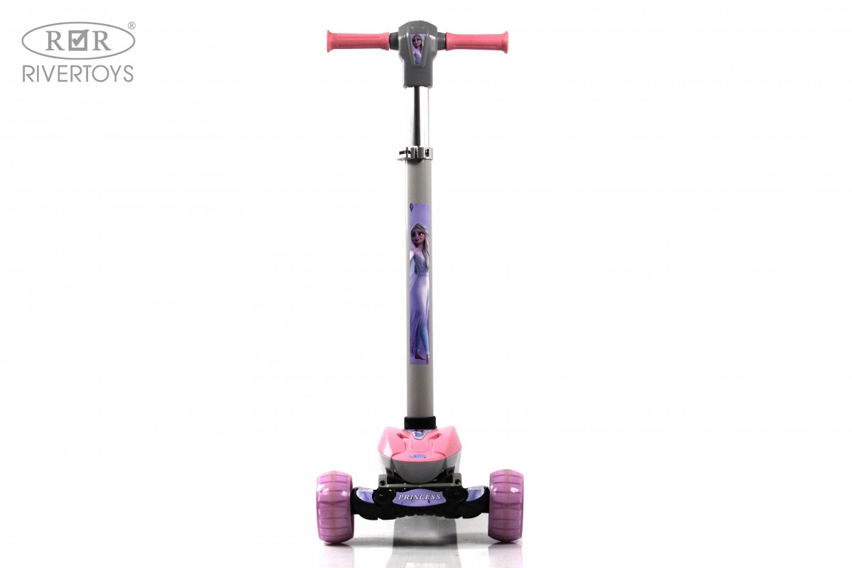Детский самокат RiverToys HB-Q3 розовый zt2wl029reuepqjiilwtyntqe01ysvq7