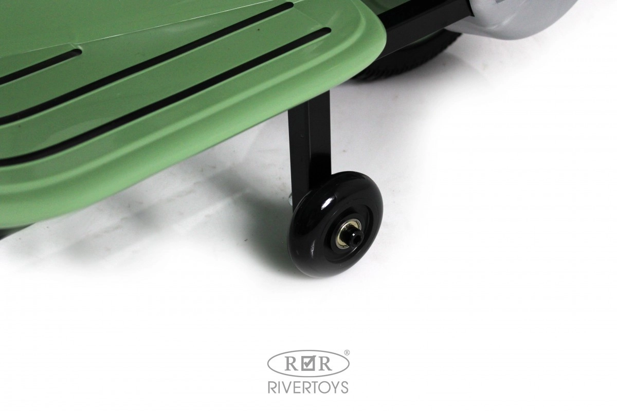 Детский электроскутер RiverToys VESPA M888MM зеленый 4sl01jtdqsypssh9o1frc3i89yitj96h