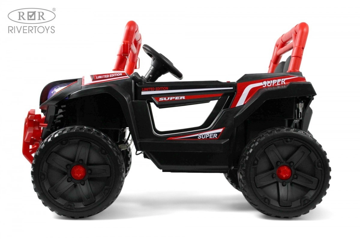 Детский электромобиль RiverToys L888LL красный 0njz417kkpfweh2a8j5szev85q7wyy8i