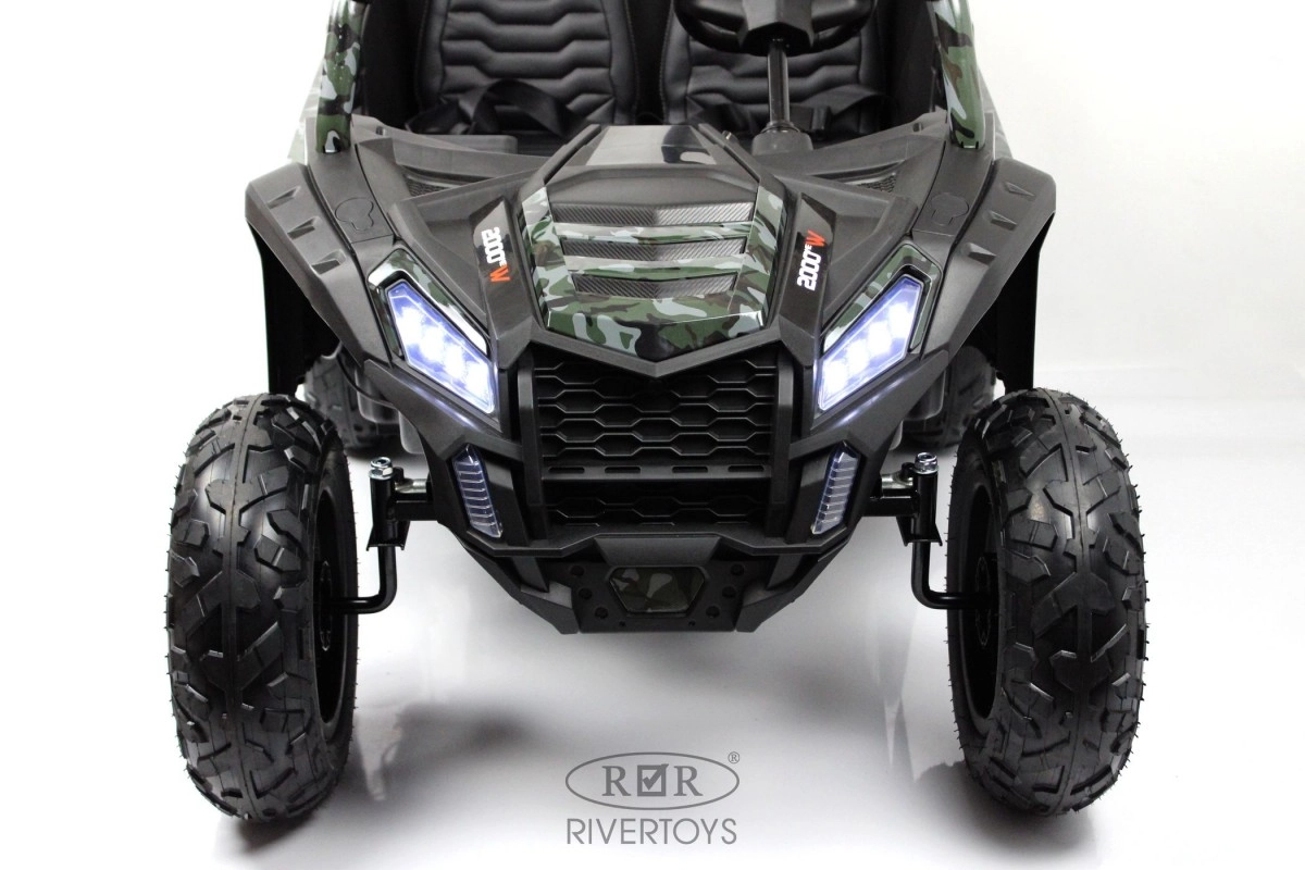 Детский электромобиль RiverToys M222MM зеленый камуфляж ddiceb4pt2f01lm30zoto6pm3dxhzhmu