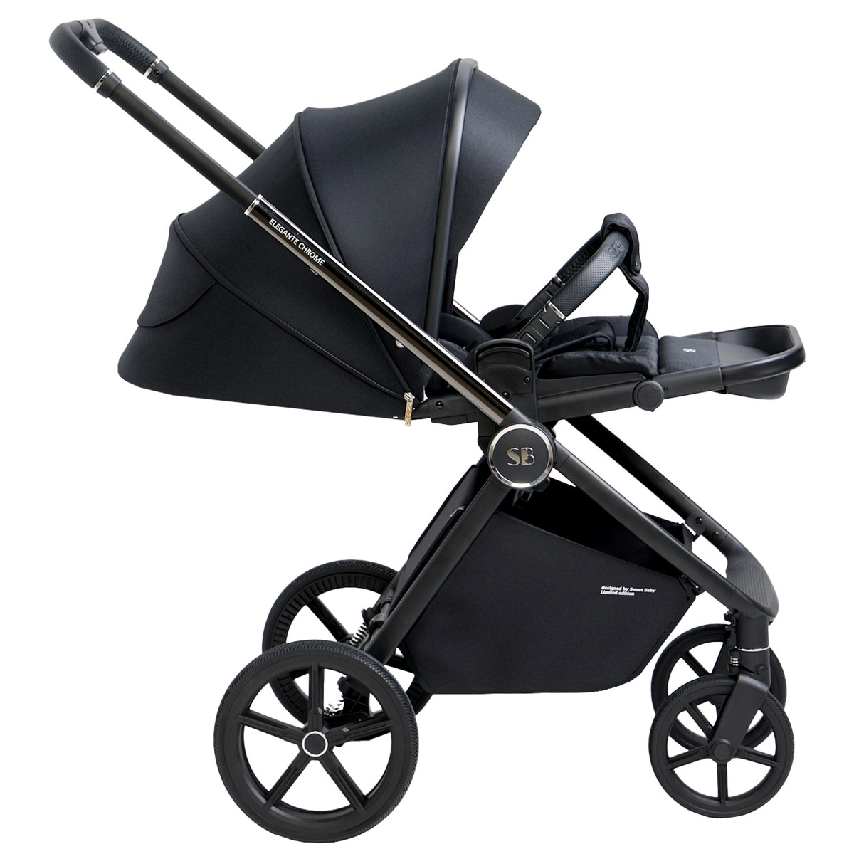 Коляска 2 в 1 Sweet Baby Elegante Chrome Black 3xszr6y7nhf1by6wfmvkrx8yfm717wia