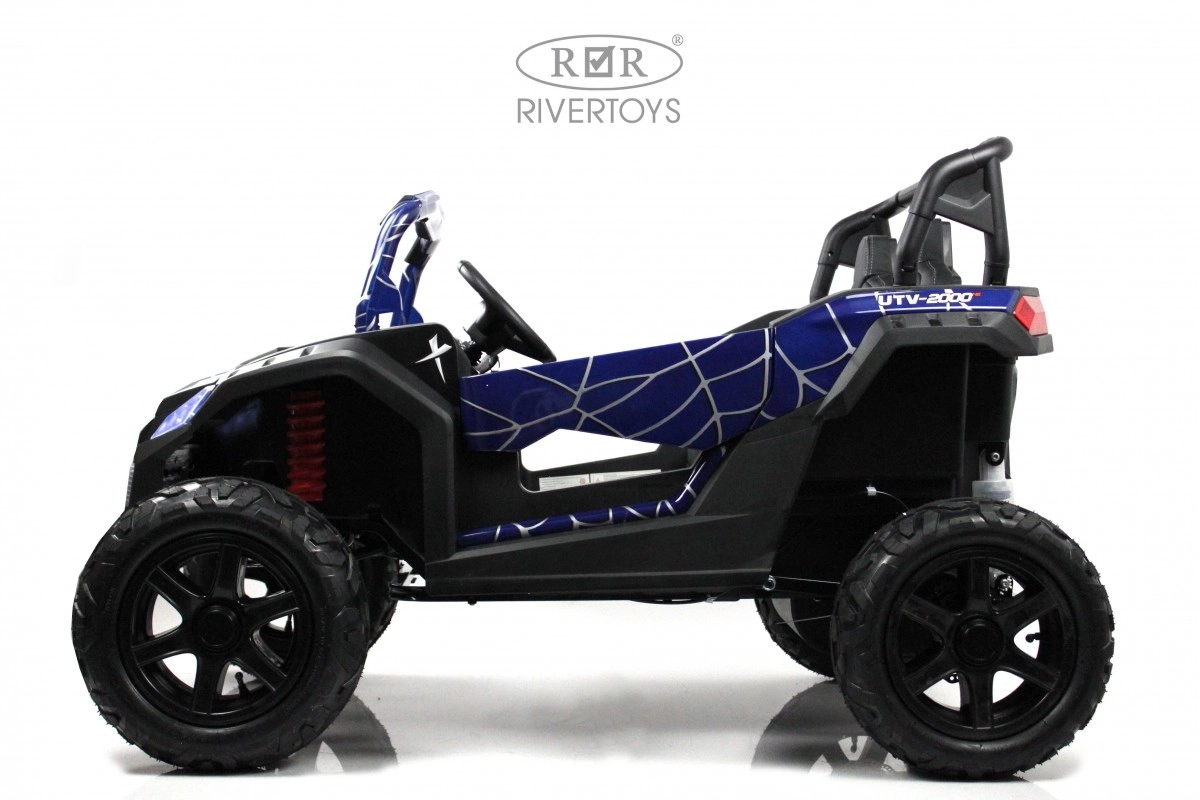 Детский электромобиль RiverToys M222MM синий 49hejmq4draqj3gzlftnrucv76n6m9x8