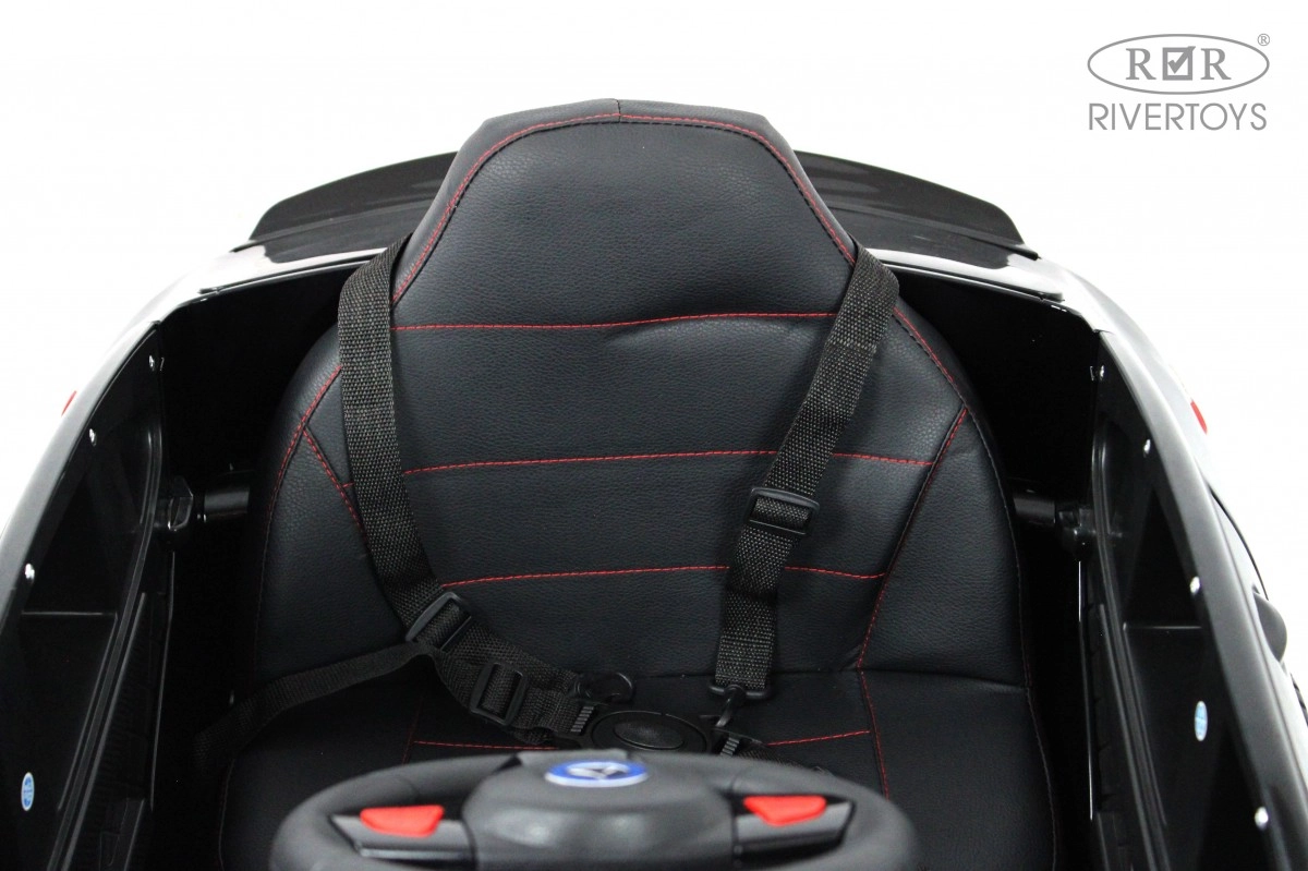 Детский электромобиль RiverToys X001XX черный глянец jh8h7wioh0o67i2nk2cawcguttbt5opo