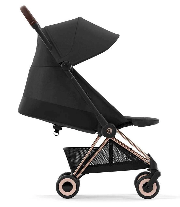 Прогулочная коляска Cybex Coya Sepia Black с дождевиком и бампером доп1