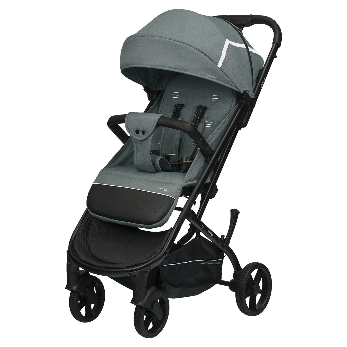 Прогулочная коляска INDIGO MEGA зеленый gpymxkzrpn7dnwjln3w4hl6p5f3qsxo3