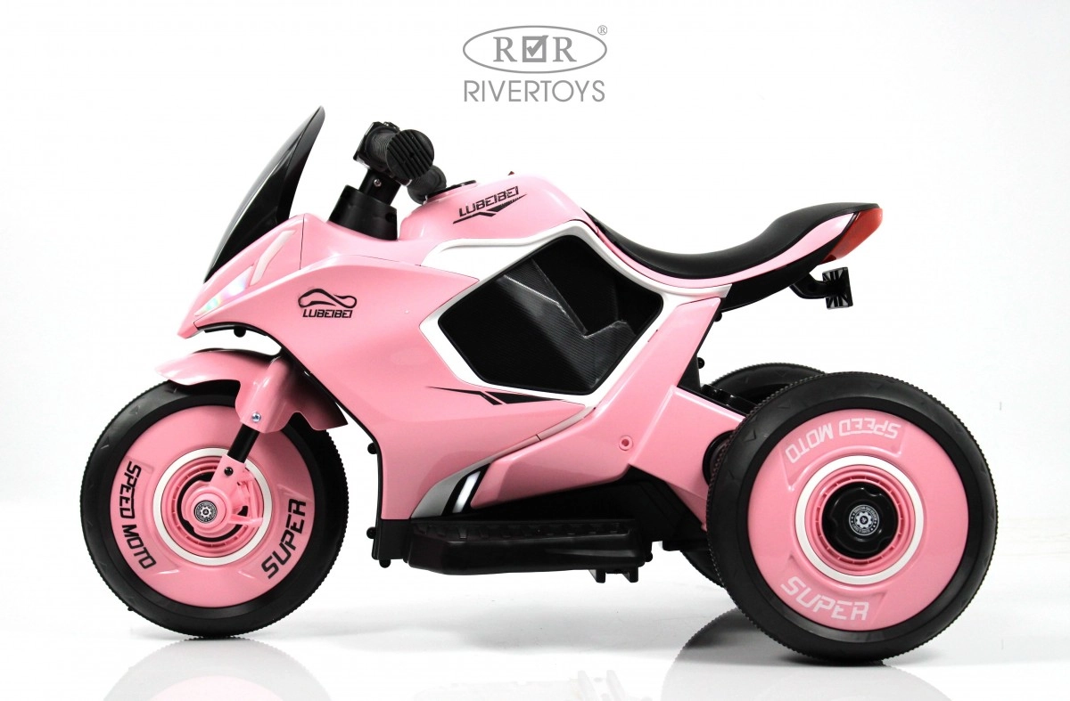 Детский электромотоцикл RiverToys G004GG розовый wfiioc1rej52mzkpee36sxjg2nvhqxot