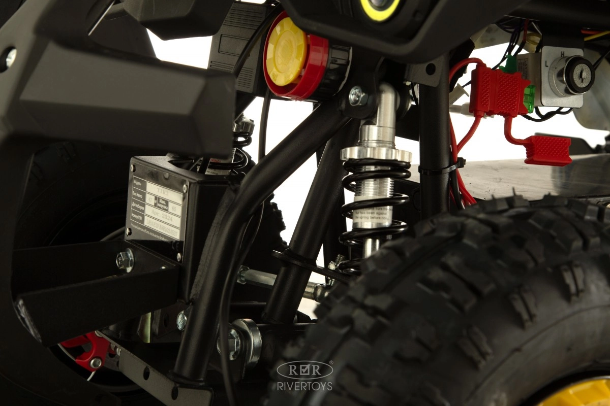 Детский электроквадроцикл RiverToys TIKI желтый спешл 8nv8i26t63855uof5epcaczqznameloe