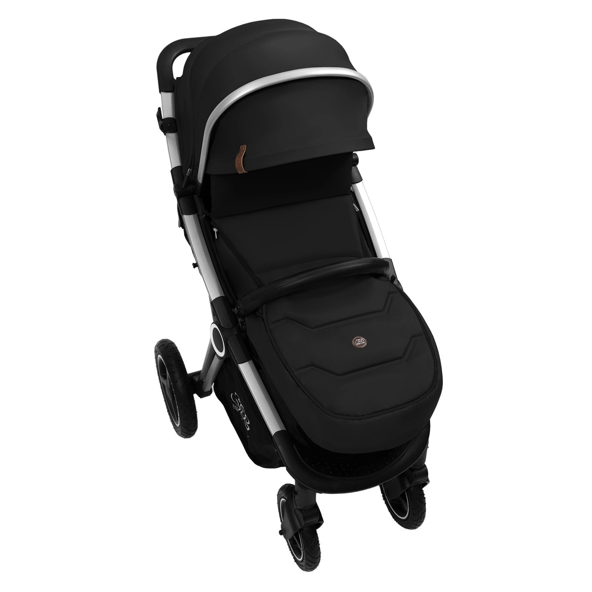 Прогулочная коляска Sweet Baby Suburban Air Light Black s8zdef66kco8a7f77elui4hbrinou1ba