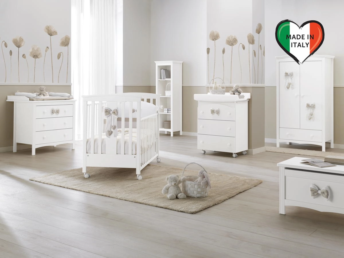 Детская кроватка Erbesi Lilli белый 6avqxz502yoksbsaibok9ruj34dpu9qs