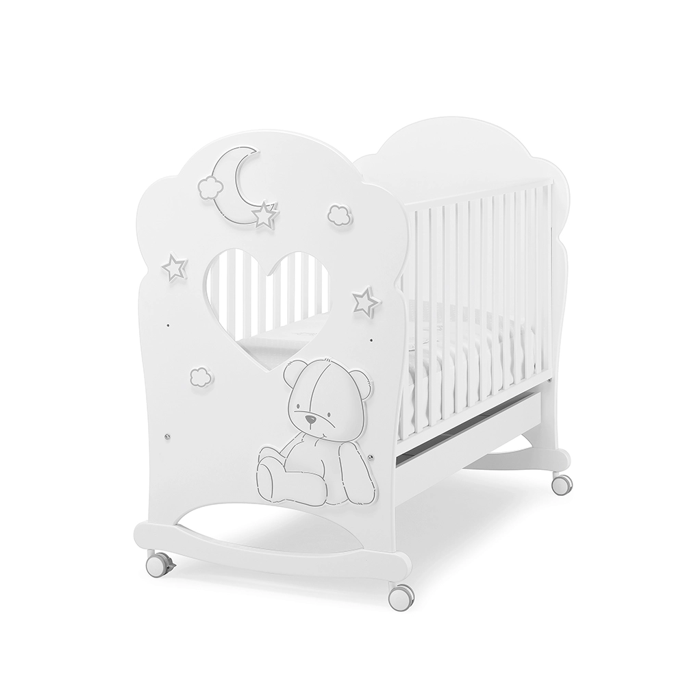 Кровать Erbesi Stella с окном Белый/Серый d75c2e2e4df1e280392f3f033fb8ef11