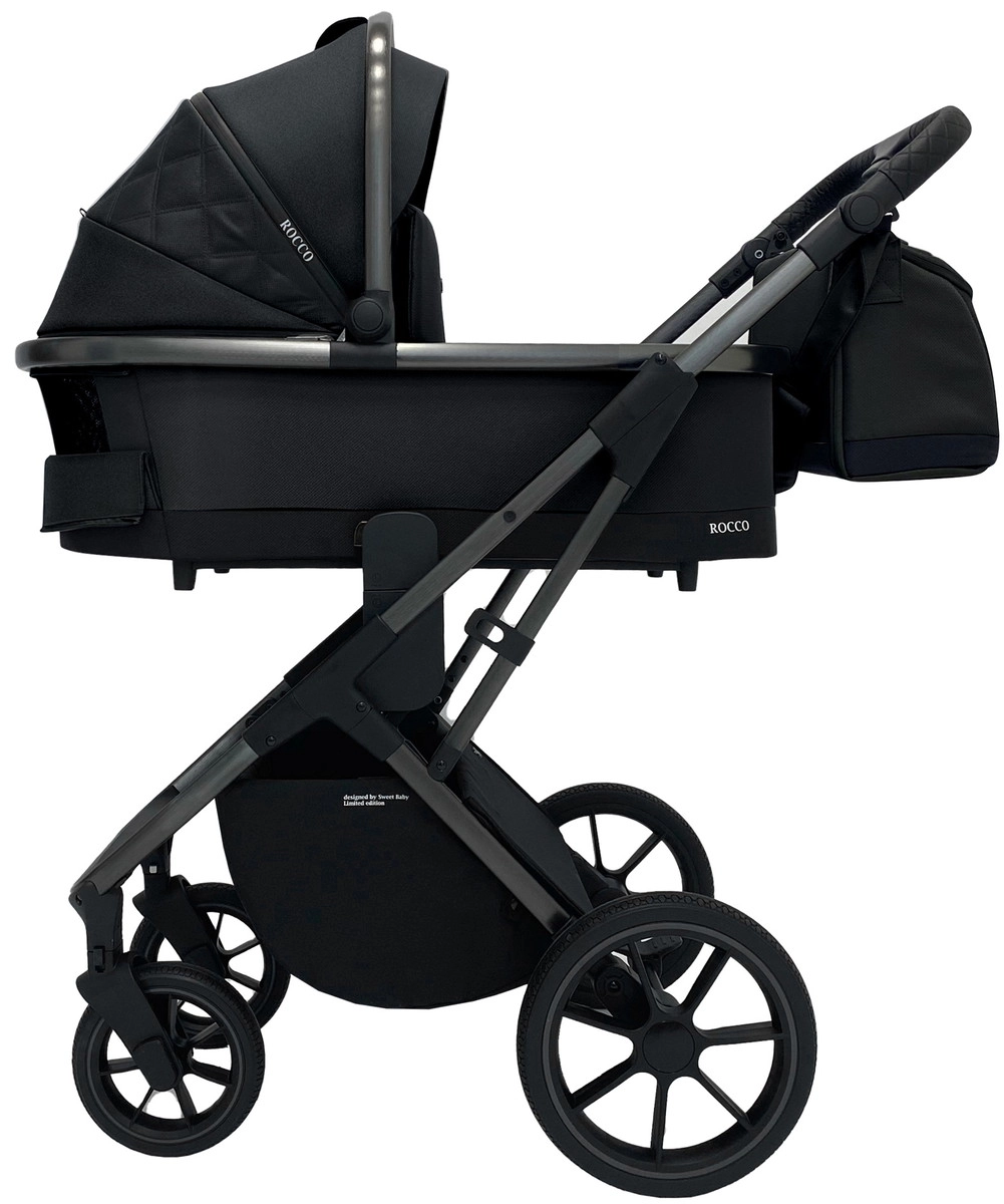 Коляска 2 в 1 Sweet Baby Rocco Black lqecz79lv85uoy51zpw1n9cl7f2ug9bz