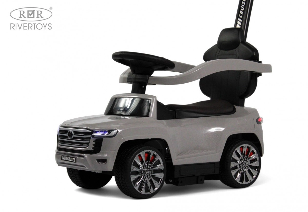 Детский толокар RiverToys Toyota Land Cruiser 300 Z002ZZ-A серый eabr00fdesfsnt8methcss4tac1hi2lk