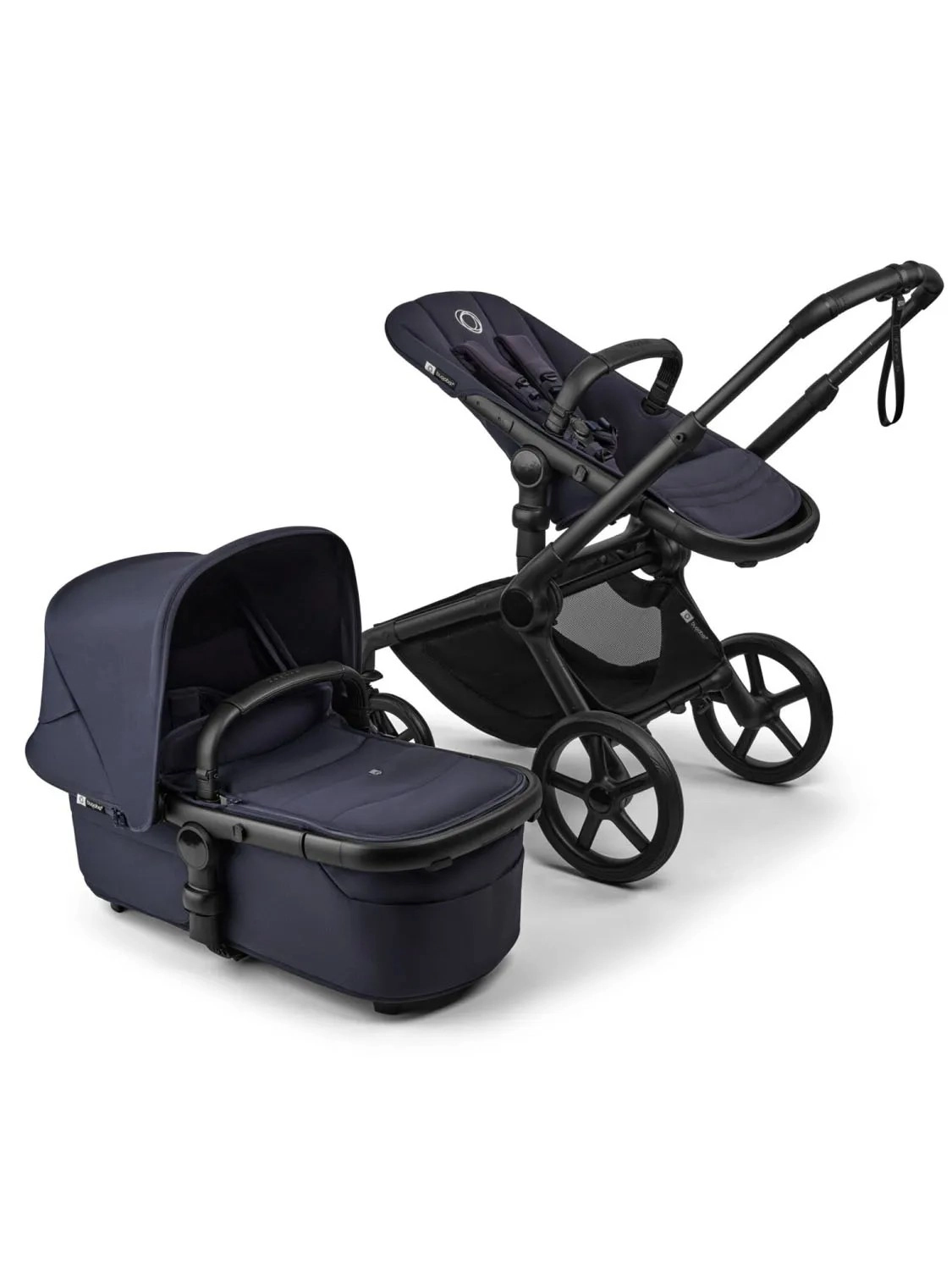 Коляска 2 в 1 Bugaboo Fox 5 Renew complete (Black/Deep indigo-Deep indigo)