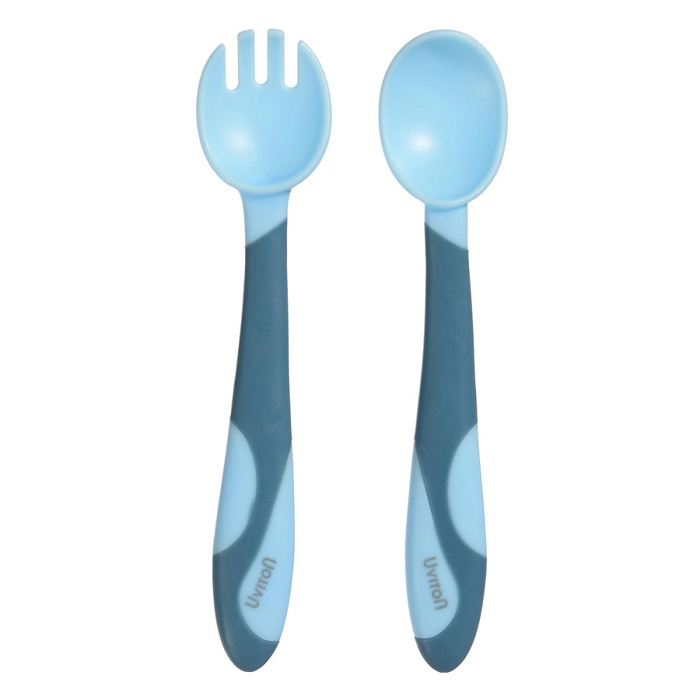 Набор Uviton Ложечка и вилочка пластичные арт.0621 Голубой e8bd4d7ca63130f3f677fcd7370d2573