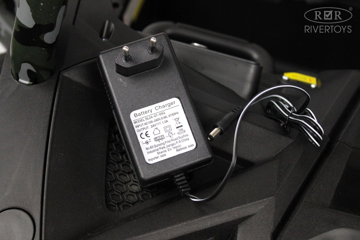 Детский электромобиль RiverToys M222MM зеленый камуфляж j63ke3skf1p2oxytb9hu7nl5vu91z1h0