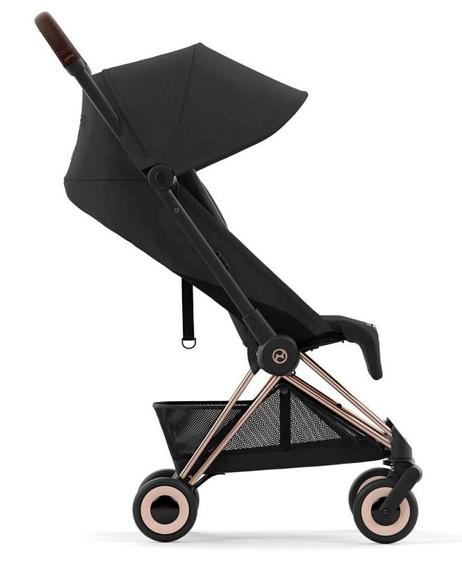 Прогулочная коляска Cybex Coya Sepia Black с дождевиком и бампером доп6
