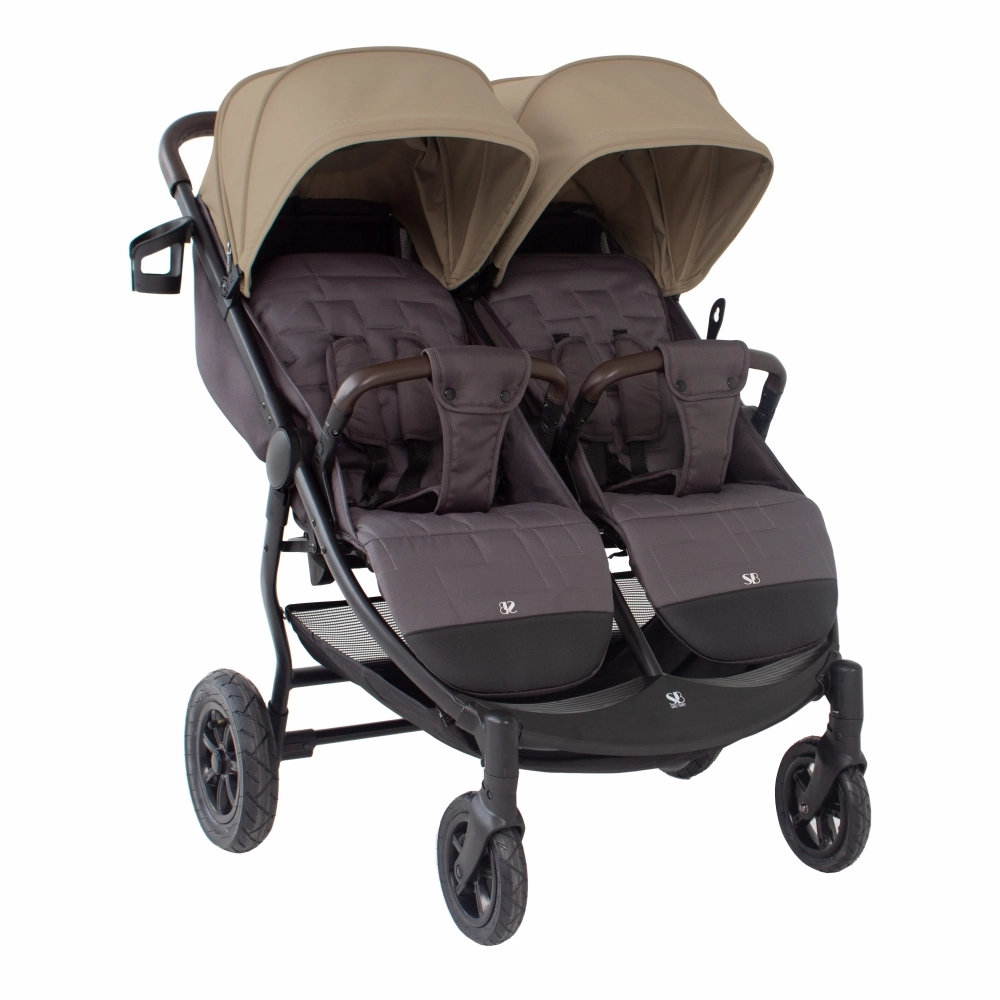 Прогулочная коляска для двойни Sweet Baby Donna Beige 108135129-progulochnaya-kolyaska-dlya-dvoini-sweet-baby-donna-beige