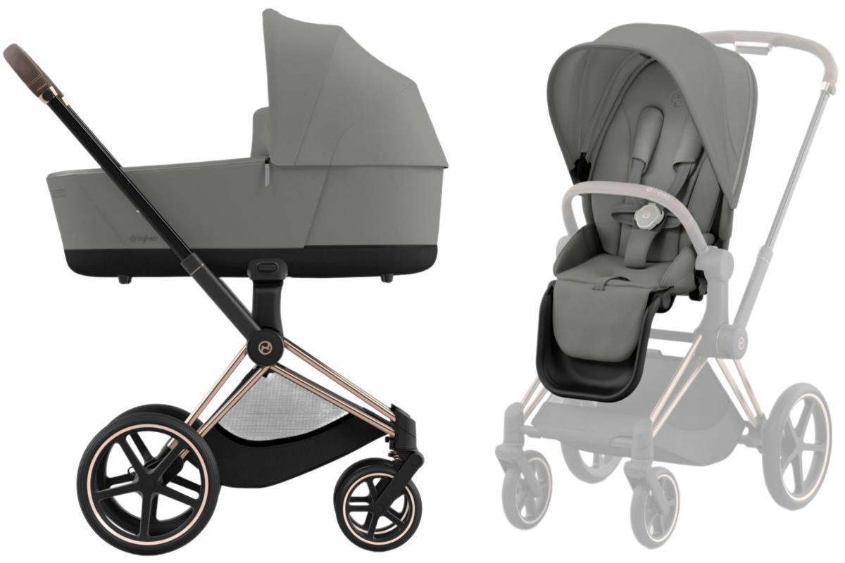 Коляска 2 в 1 Cybex Priam IV (шасси Rosegold) Mirage Grey ipuca4unbzjkwzba0p4czpwxixlq46hq