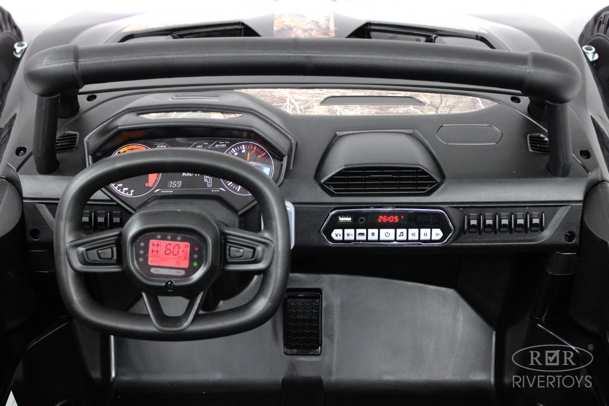 Детский электромобиль RiverToys JS3168 черный wsa3zs1d6ogxu1ncewcpsv9q2plthben