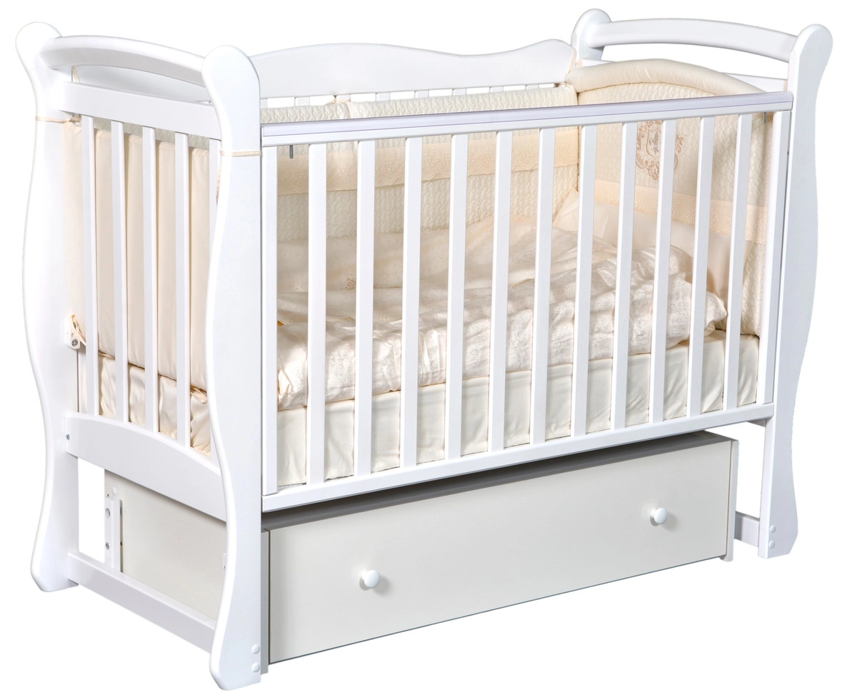 Детская кроватка ByTwinz Camelia 1 универсальный маятник белый 34cp2xya3jawboqazacjg11o8ngaidv8