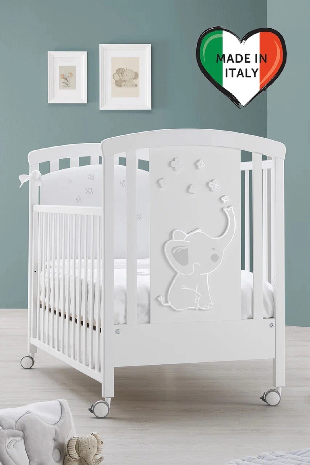 Детская кроватка Erbesi Elly Белый 108131354-detskaya-krovatka-erbesi-elly-belii