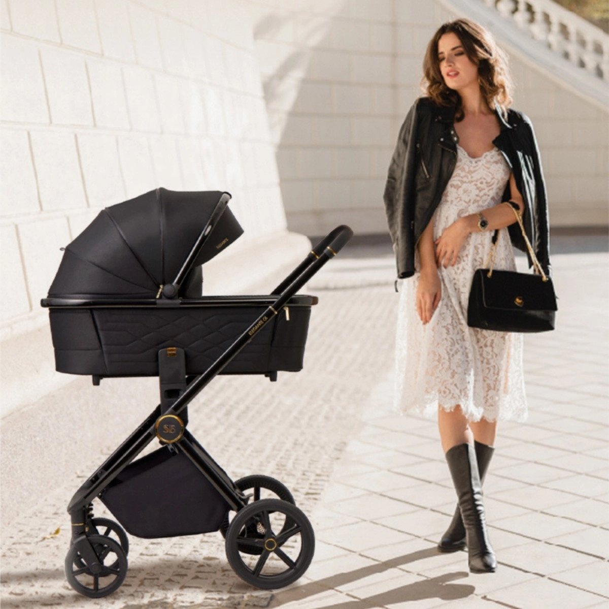 Коляска 2 в 1 Sweet Baby Elegante Chrome Black vq2np4ql4j42gq1euwn9fuie0ve1tusl