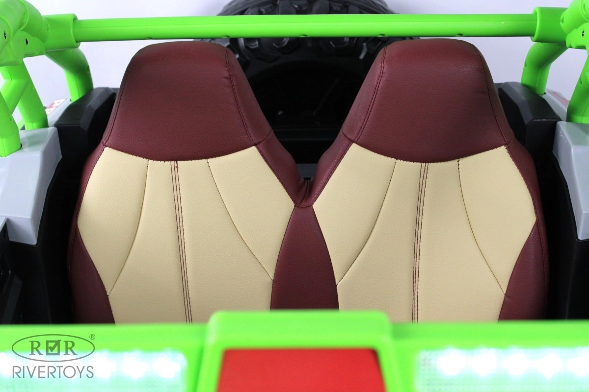 Детский электромобиль RiverToys E001EE серо-зеленый 3aqjzuxemdt2sct3tm8n3asaj5ir57kb