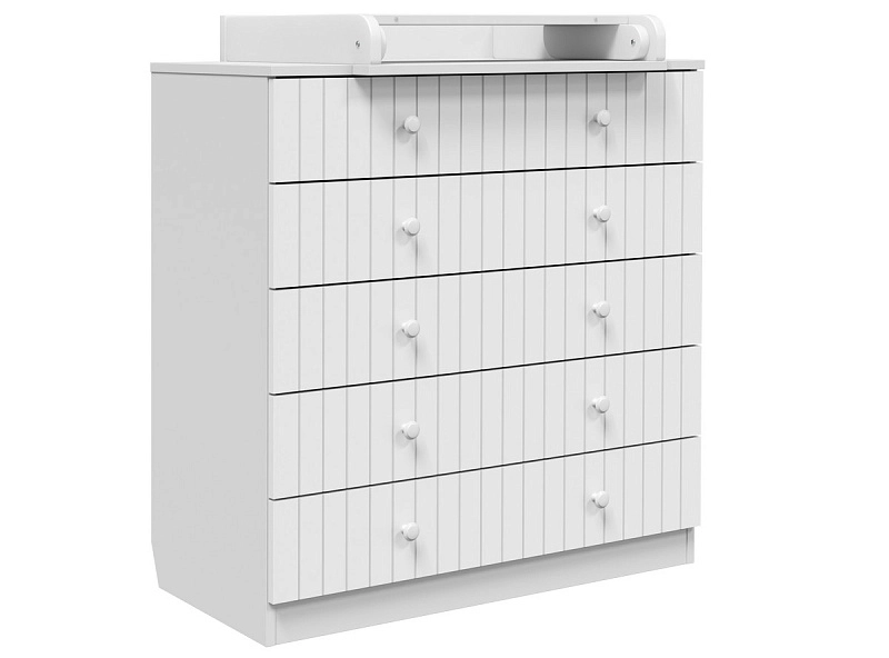 Комод ANTEMI Fred с пеленальным столиком (Белый)