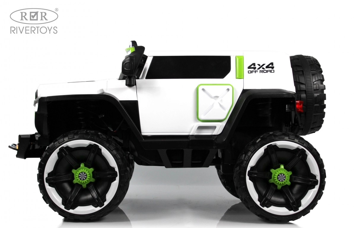 Детский электромобиль RiverToys М222БХ белый aude9uy010onbctmj71brm0ze6nvcs53