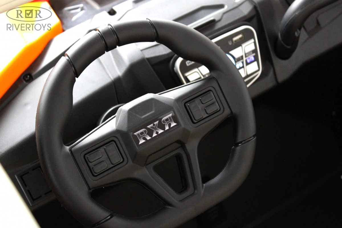 Детский электромобиль RiverToys E001EE оранжевый x3x4x637b8ucf0zm9h62hmgvh0su0omr