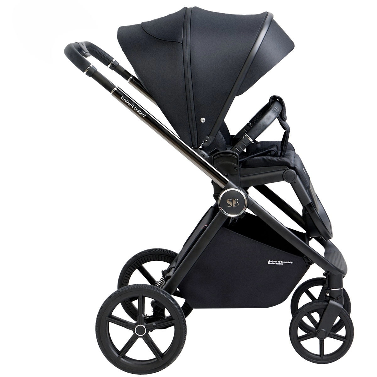 Прогулочная коляска Sweet Baby Elegante Chrome Black m7adwkqqf86306tpnn1sttzpxylbrwuj
