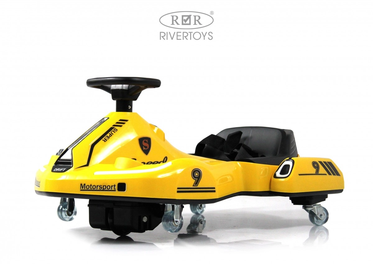 Детский электромобиль RiverToys K009PX желтый zhnrq35qda2e79x4bo99hcw4c91bbtaf