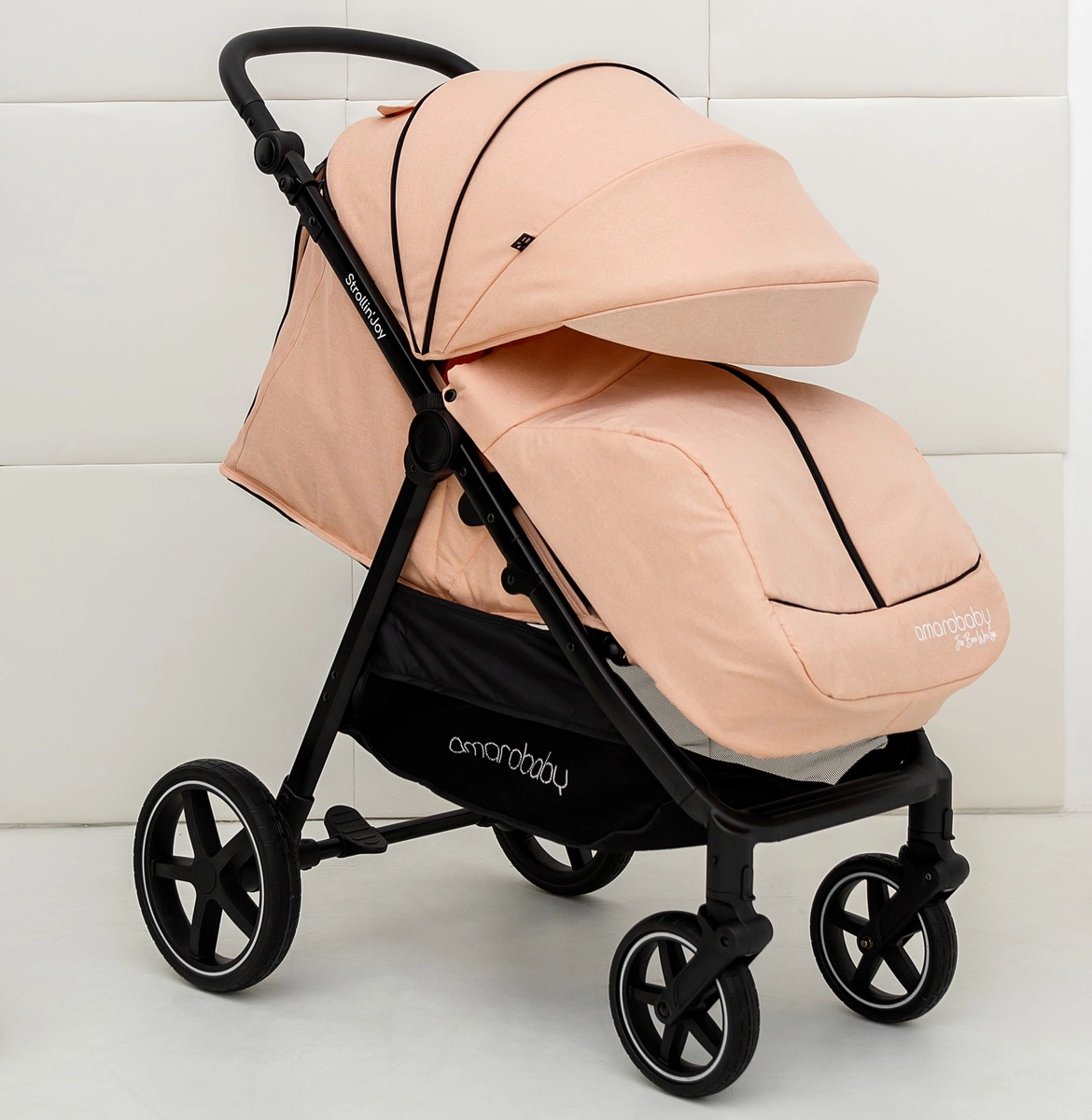 Прогулочная коляска Amarobaby Strollin'Joy бежевый lxv5l3bhyttx6fvn5x5kx6vx162n6q24