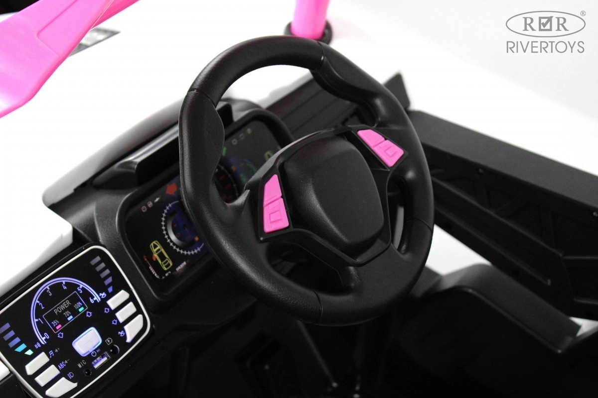 Детский электромобиль RiverToys F888FF 4WD розовый a2lufnxm6wg4qwqslsbypgh9sdntiqlv