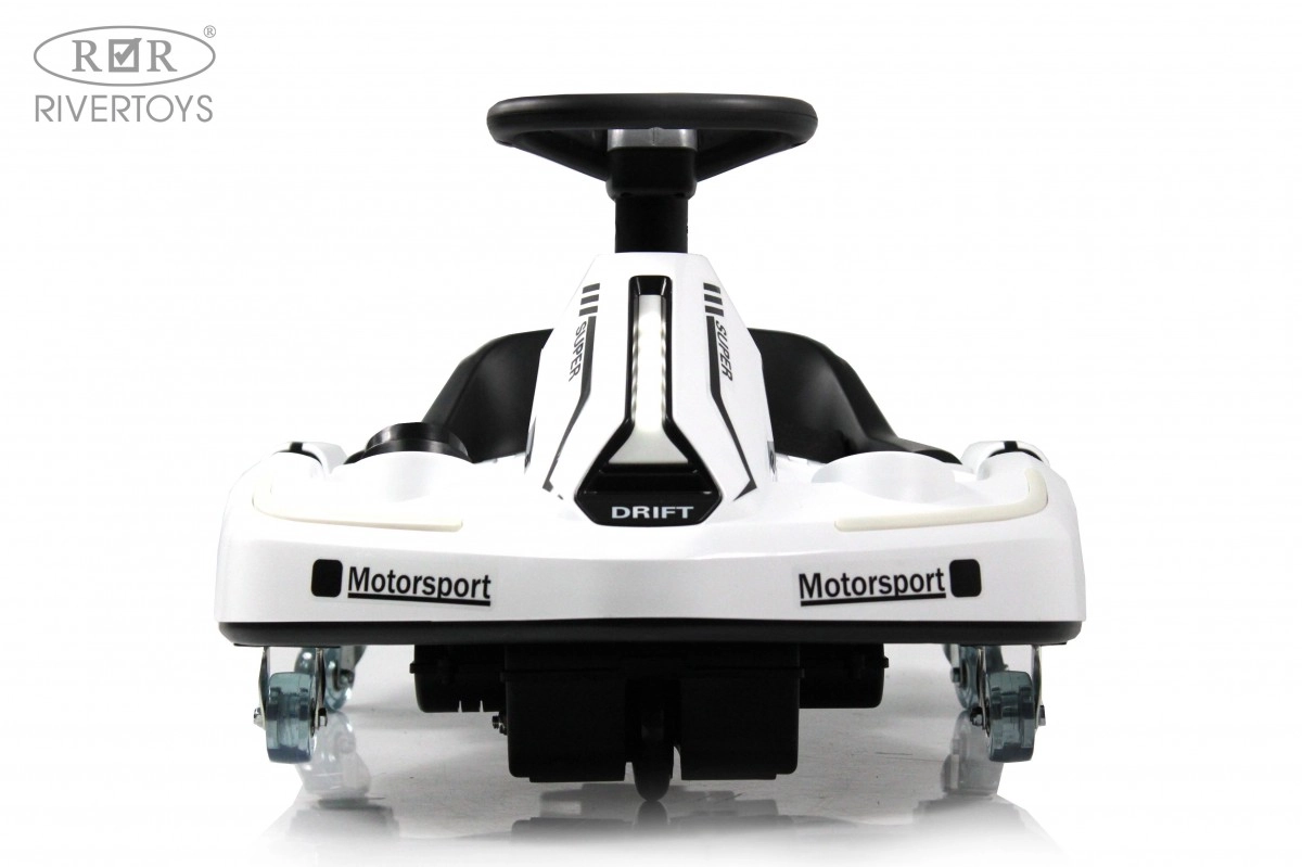 Детский электромобиль RiverToys K009PX белый fz5bl73d9vwt3q8sfaqjhm5fm327yg3m
