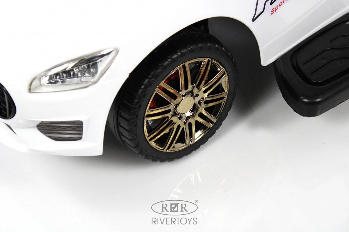 Детский толокар RiverToys L003LL-M белый u91ca2r1fpzxmrhk25lfuzdsud7e6men