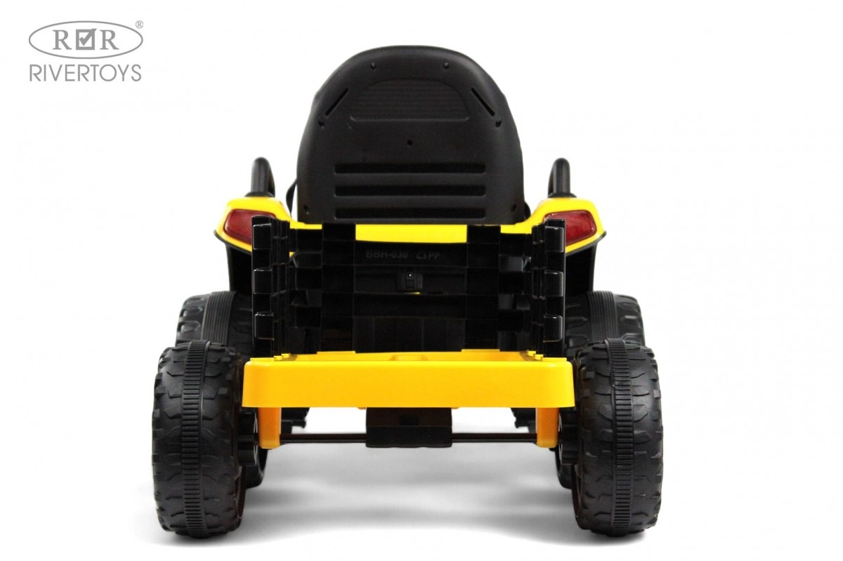 Детский электромобиль RiverToys K111KK желтый f5of4rc76lvui4xms90juae4azx78i9m