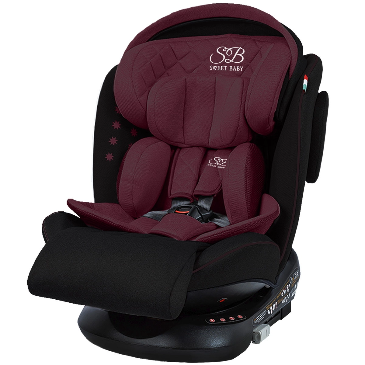 Автокресло Sweet Baby Fortuna 360 SPS Isofix wine/black dmyp2bsszgugstufnsb36kc8keqkbhuw
