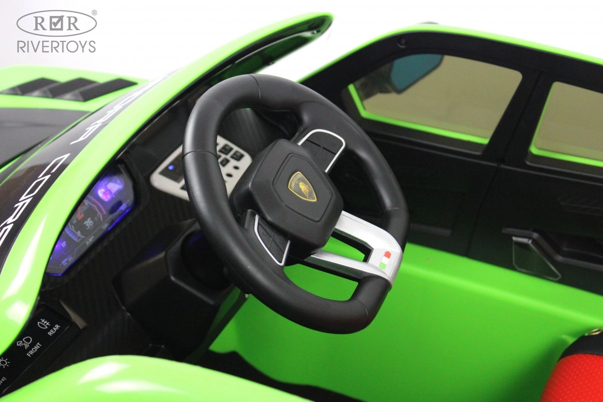 Детский электромобиль RiverToys Lamborghini Urus E777EE зеленый 59g72wbt6y916n4vmazva1x6pm07jnfw