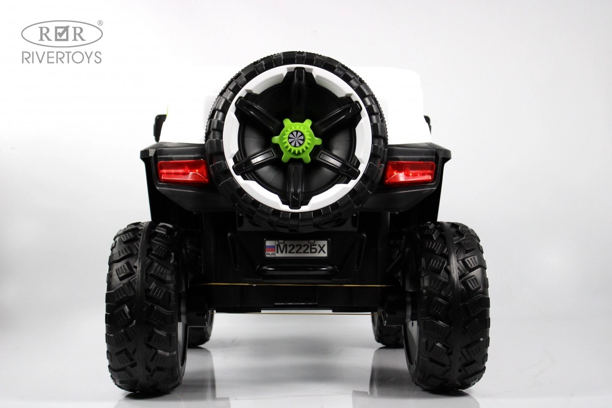 Детский электромобиль RiverToys М222БХ белый xa6lp2h8yjri4i2fhdbighjr74twncbr