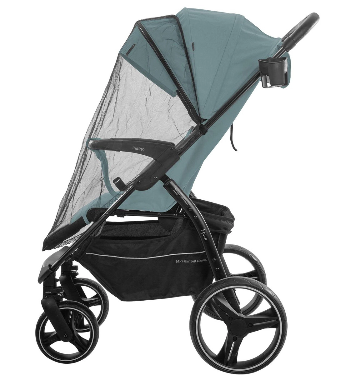 Прогулочная коляска INDIGO EPICA XL  зеленый eocdovact071liq5gfm5sc0u2pik0zuz