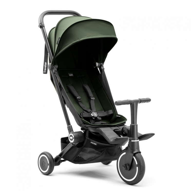 Трехколесный складной велосипед SmarTrike Traveler (Forest Green)