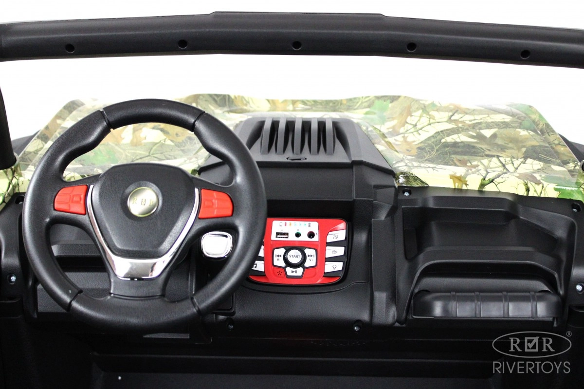 Детский электромобиль RiverToys Buggy P333PP зеленый камуфляж pdozp2hbdq7e1a33ptia4256q2agr2q0