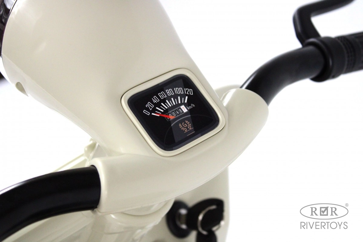 Детский электроскутер RiverToys VESPA M888MM серый g03xv6vmrn59mpe1yzgkucchvse3xca0