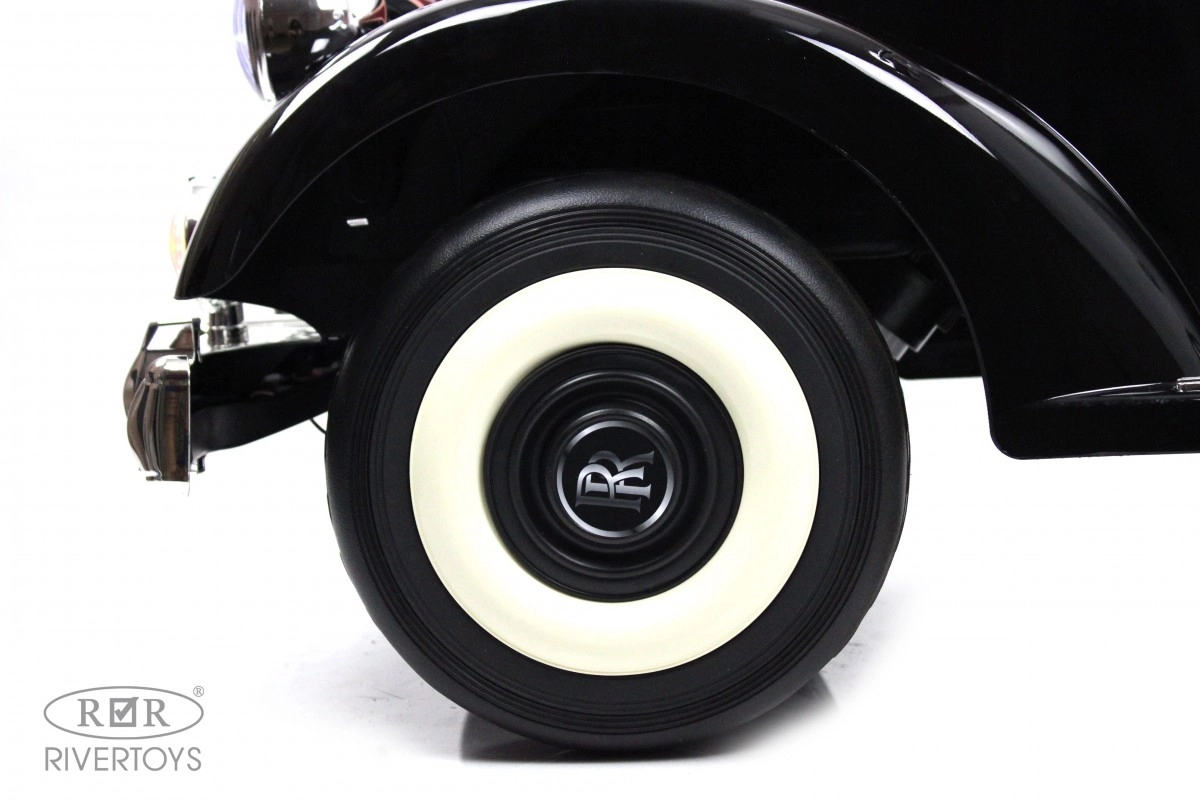 Детский электромобиль RiverToys Rolls-Royce E444EE черный глянец srtelyje7bjpojnk51bxnrjvzg4iv2il