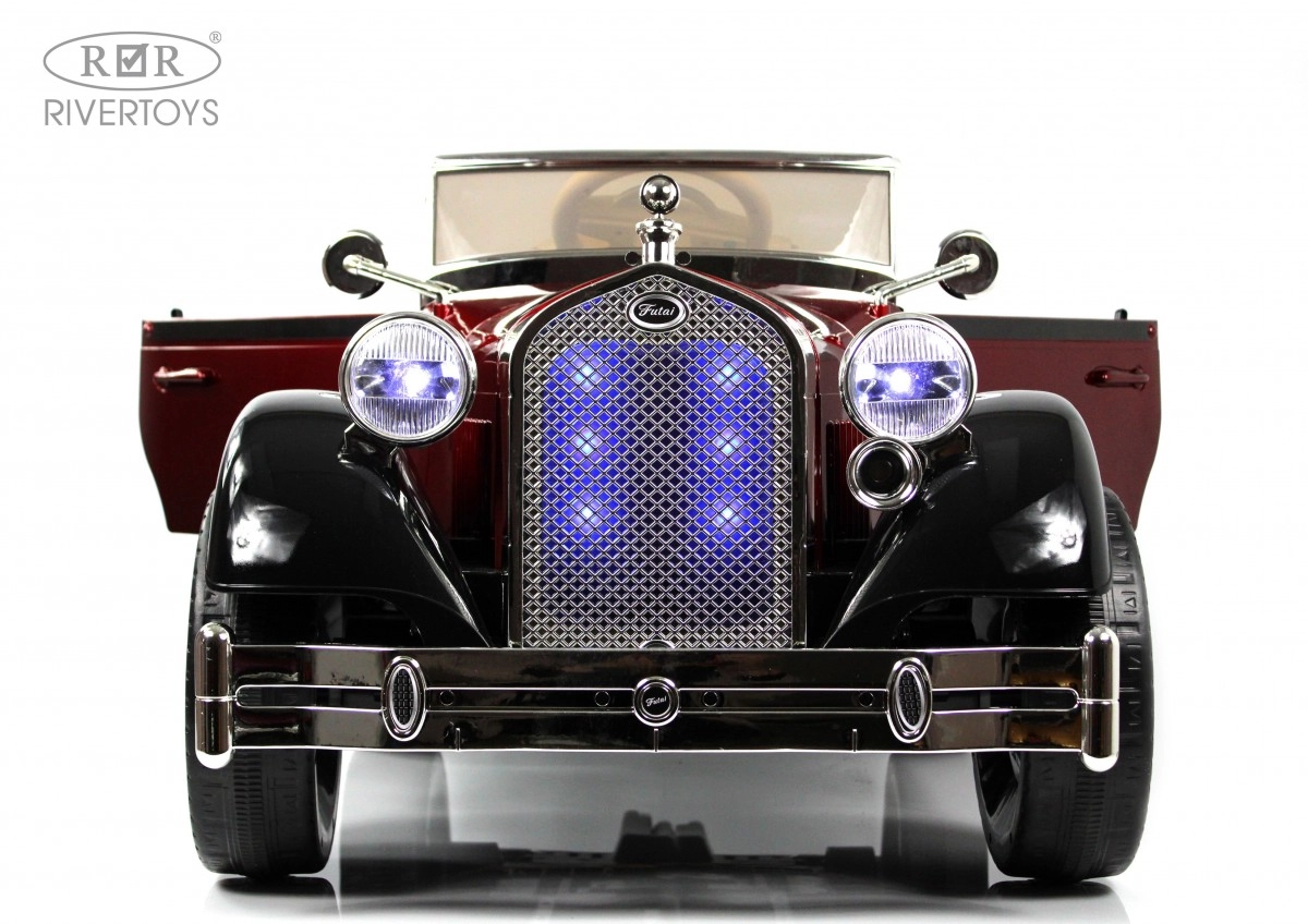 Детский электромобиль RiverToys X005XX красно-черный 4ejn9mokygo3qdk9wvgvmoh31rxxmy4s