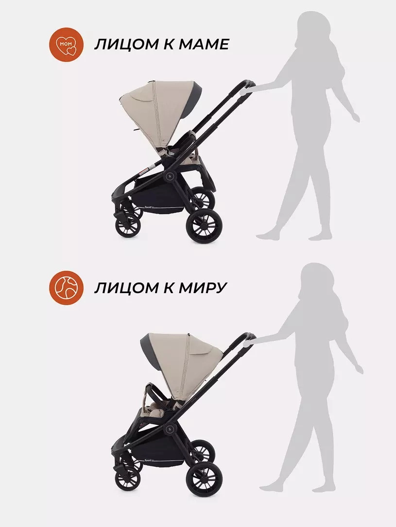 Прогулочная коляска RANT basic ENERGY Beige 2024 ov4ls2ckhjvmxemmbjkrto656hx22j2u