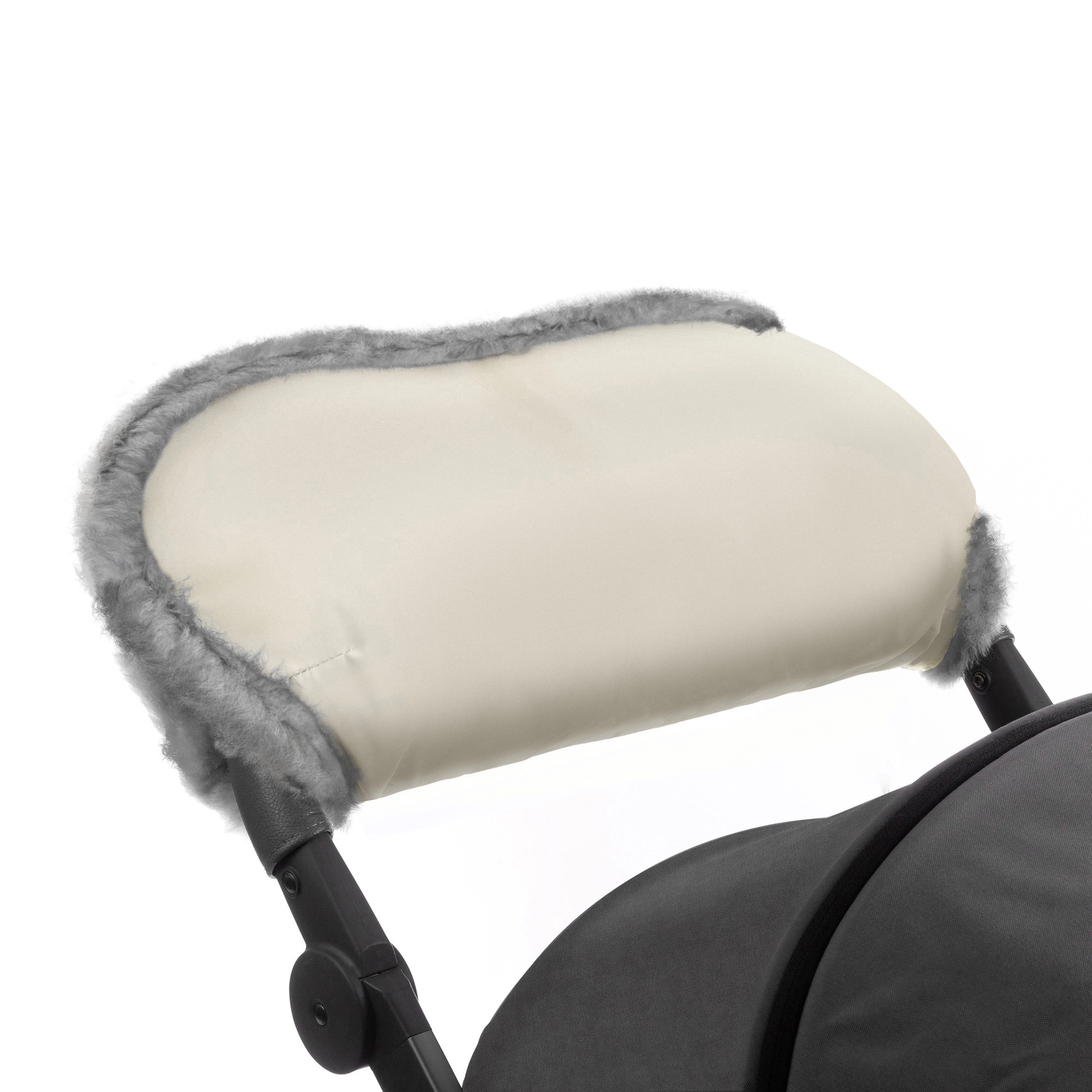 Муфта для рук на коляску Esspero Solana (Натуральная шерсть) (Beige)