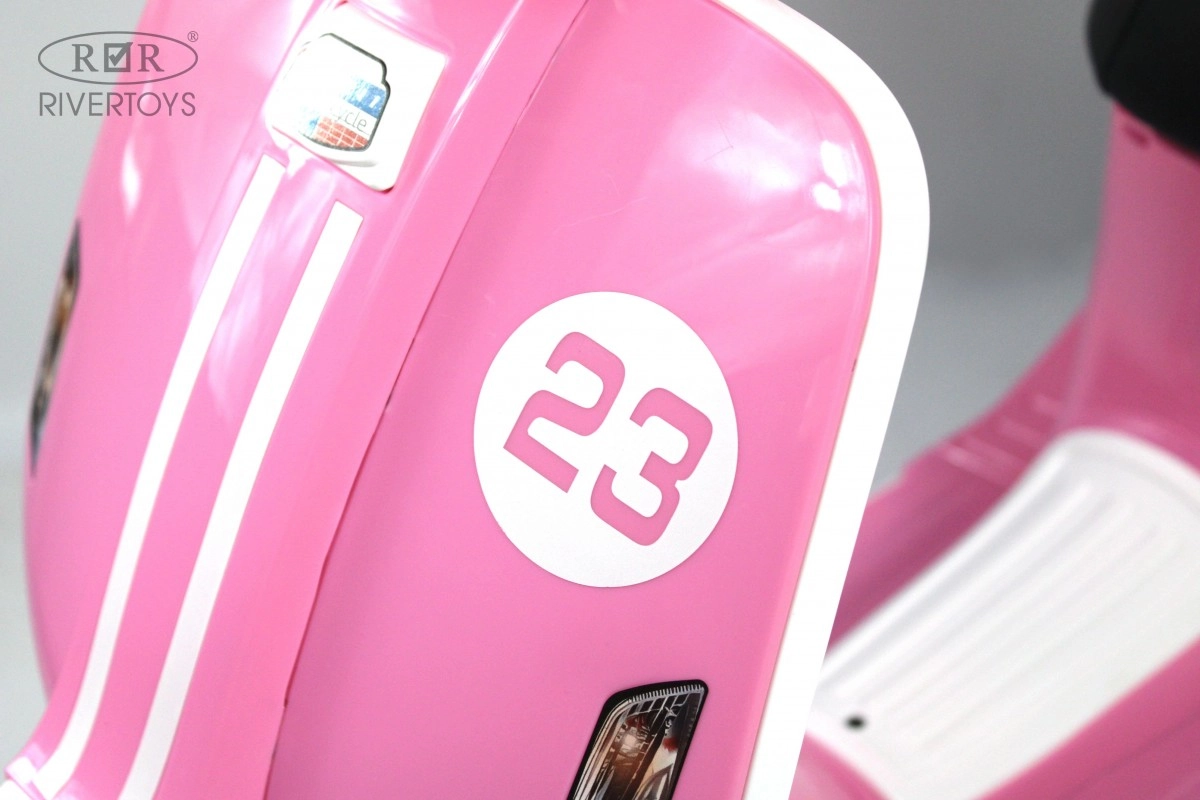 Детский электромотоцикл RiverToys A111AA розовый jmaxu77hmt4wa12li3v2j0vbophc3pby