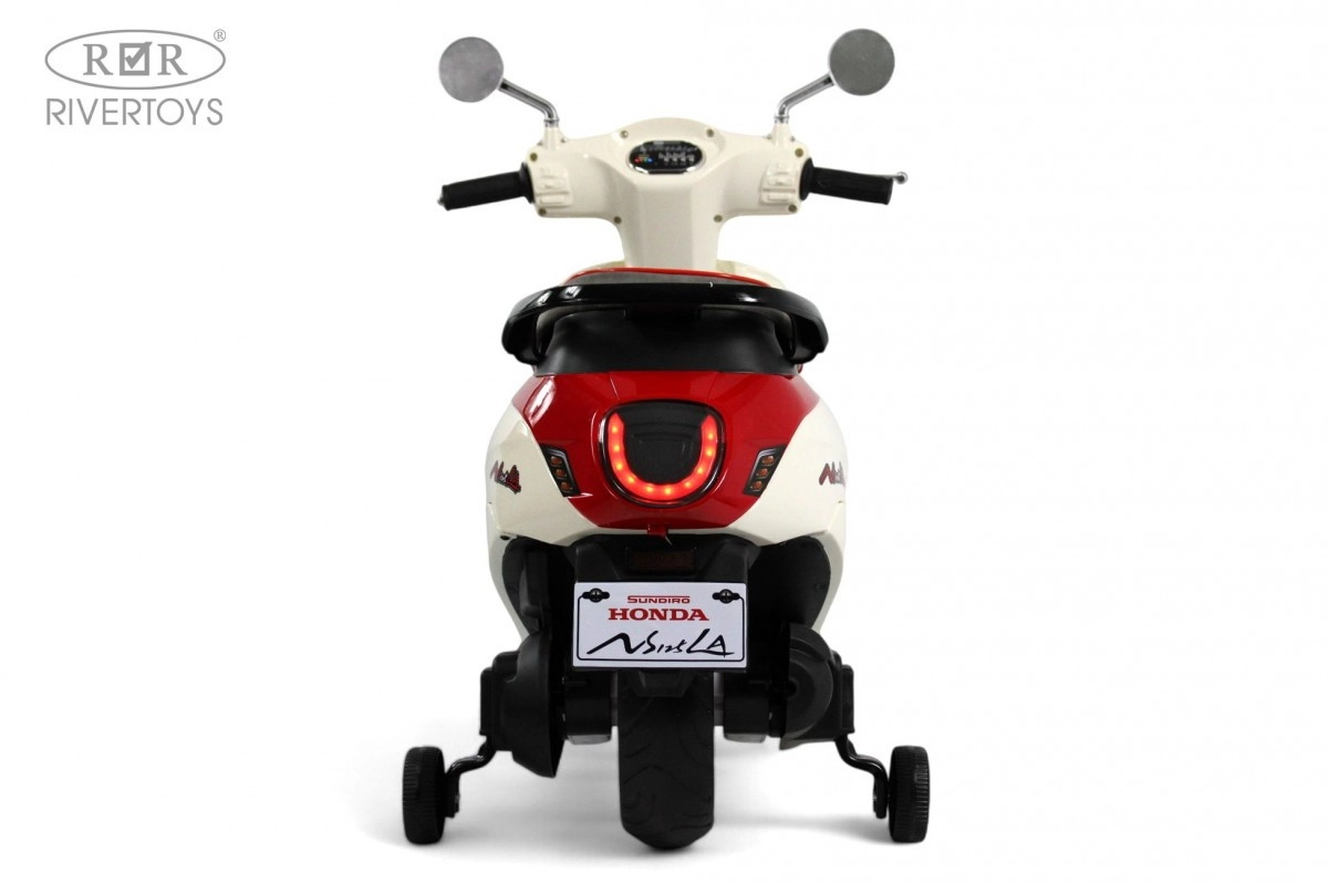 Детский электромотоцикл RiverToys Z555ZZ бежевый pko9i17r5awevpl8a7war43ki0a8ngzj